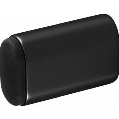 Wandtürpuffer 4700/4702/4704 Alu.schwarz ku.-besch.L.60mm HERMETA