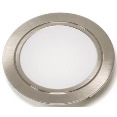 Einbauleuchte Chip HE 58 Emotion 24V DC 2,5 W Zuleitung 1800mm Rahmenf. VA,geb.