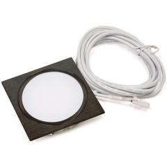 Einbauleuchte Chip HE 58 Emotion 24V DC 2,5 W Rahmenfarbe schwarz L&S