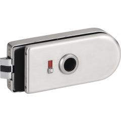 Glastürschloss Venezia 6086F Alu.VA ma (60) WC Drückerposition hinten