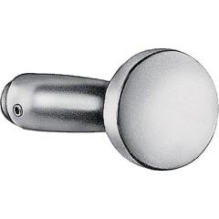 Türknopflochteil 478L LM F1/silberf.gekr.rd.60mm AMF