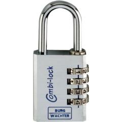 Zahlenvorhangschloss Combi Lock 90 Chromo Schlosskörper-B.20mm Alu.Zahlenroll.3