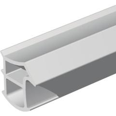 Türanschlagdg.K2154 L.5m z.Einstecken W-PVC blk weiß ELLEN