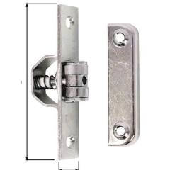 Rollschnäpper Platte 18x90mm Loch-D.6/4,8mm STA galv.verz.d.pass.m.Schließbl.GAH