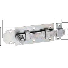 Fensterriegel L.80mm B.30mm Form ger.STA galv.verz.d.pass.Ausschub 19,5mm GAH