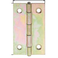 Scharnier H.100mm B.49mm S.1,25mm STA sdmverz.schmal GAH | 10 Stück