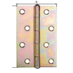 Scharnier H.101mm B.65mm S.1,5mm STA sdmverz.halbbreit GAH | 20 Stück