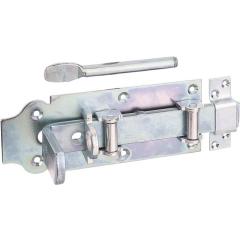 Stalltür-RL-Schlossriegel L.200mm B.80mm STA galv.verz.Dickschichtschutz GAH