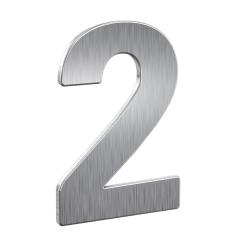 Hausnummer "2" - Niro, 150 mm