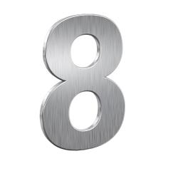 Hausnummer "8" - Niro, 150 mm