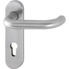 Kurzschildgarnitur Paris E138Z/353K VA F69 PZ rd Drückergrt.HOPPE