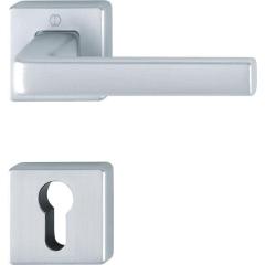 Rosettengrt.Dublin 1124/843KV/843KVS Alu.F1 eck.PZ DIN L/R D/D HOPPE