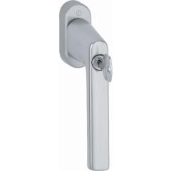 Fenstergriff Hamburg 0700LS/U26 100NM Alu.F1 Alu.silberfarben 32-42mm abschl.