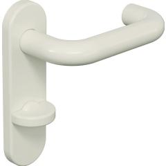 Kurzschildgarnitur 111R02.110 99 Ku.99 FBM rd Drückergrt.HEWI