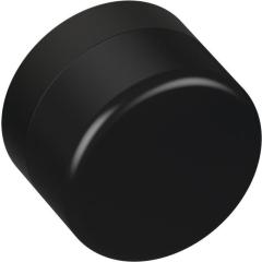 Wandtürpuffer 610B Ku.90 tiefschwarz ma L.24mm HEWI