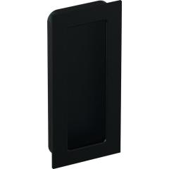 Schiebetürmuschel 544.54B120 PA 90 tiefschwarz ma matt rechteck.TS ab 17mm