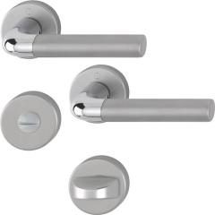 Rosettengrt.Bremen 1505/42KV/42KVS Alu.F49/F9-2 rd.SK/OL DIN L/R D/D HOPPE