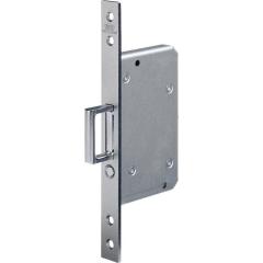 Schiebetür-Einsteckschl.0393 STA silber ktg.20/55mm m.Springg.u.Auslösek.BKS