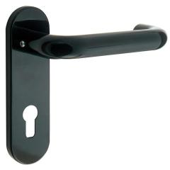 FS-Garnitur Paris FS-K138F/353K Ku.F9005 D/D TS 40-65mm PZ rd DIN L/R HOPPE