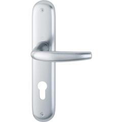 Langschildgarnitur Atlanta 1530/273P Alu.F1 PZ 72mm DIN L/R HOPPE