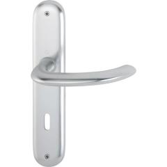 Langschildgarnitur Mar.1138/273P Alu.F1 OB 72mm DIN L/R HOPPE