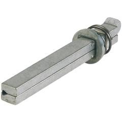 VK Profilstift FEI-Spindel 4-KT.10x80mm Fe verz.geteilt HOPPE