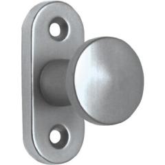 Hebetürknopf Alu.F2/neusilberfarbig 35mm EDI