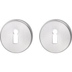 Schlüsselrosetten-Paar 055 VA F00 Schildst.8mm BB rd.EDI