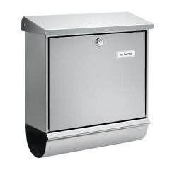 Briefkasten Comfort-Set 39130 Ni H.440mm B.380mm T.148mm VA DIN C4 BURG-WÄCHTER