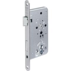 Objekt-Einsteckschloss 0515 PZW 24/ 60/72/8mm DIN L alufin.silber rd Kl 3 Zinkd.