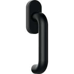 Fenstergriff 111PBFG PA 90 tiefschwarz 35mm Stand.HEWI