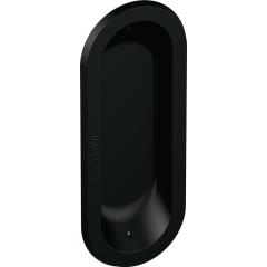 Einlassmuschel 542 PA ma 90 tiefschwarz L.95mm B.38mm HEWI