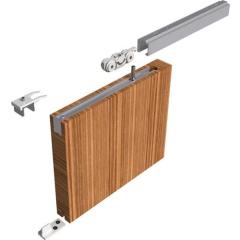 Schiebetürsystem 73 ME-A 1300mm EV1 elox.500-700mm Dm.