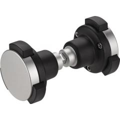 Knopfdrückerpaar 490GN Material Alu.u.Ku.drehb.4-KT.8mm AMF