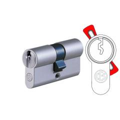 CES DU Doppel-Profilzylinder mit Doppelschließbart, mit Gefahrenfunktion