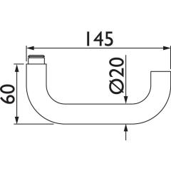 Schutzgarnitur NW-102-1 VA 72mm 36-53mm TECWERK