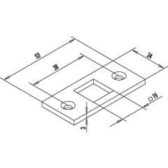 Stangenschließteil 261 zu Tor- u.Türtreibr.f.St.13mm STA FUHR | 10 Stück
