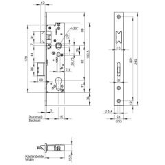 Panik-RR-Einsteckschl.6667 Funktion E DIN li.24/245/35/92/9