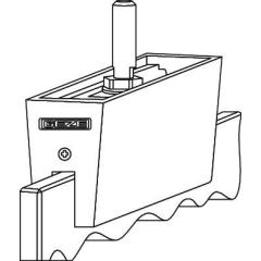 Glasklemmplatte EV1 b.140kg GEZE