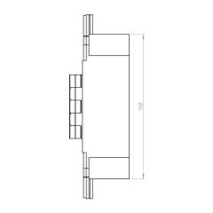 verdecktl.Objektband Hide 3D130-80 ma schwarz Bandhöhe 130mm Bel.-W.80kg BSW