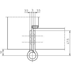 Objektband VARIANT VN 2929/100 STA m.vern.100kg 20mm DIN L/R stu.Tür SIMONSWERK | 2 Stück