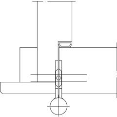 Türband Q1 STA verz.ungefälzte Holzflügel Rollenlänge 140mm DIN li.SIMONSWERK