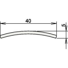 Niroschwelle 164 3-107 L.965mm VA ma geb.ATHMER