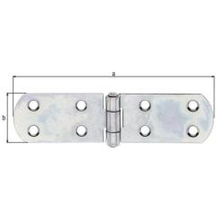 Kistenband H.35mm B.offen156mm S.2mm STA galv.verz.d.pass.GAH | 20 Stück