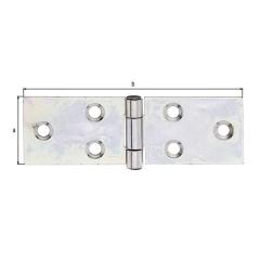 Tischband H.81mm B.offen26mm S.1,3mm STA sdmverz.GAH | 20 Stück