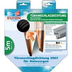 Türanschlagdg.L.5m z.Einfräsen PVC blk weiß ELLEN