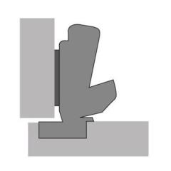 Weitwinkelscharnier Sensys 8657i o.Dämpfung THS 55 vorliegend