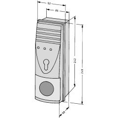 Fluchtwegsteuerung 1338 AP m.integrierter Stromversorgung 0 b.+40GradC