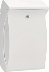 Briefkasten Swing 4905 W H.419mm B.271mm T.129mm weiß Ku.DIN C4 BURG-WÄCHTER