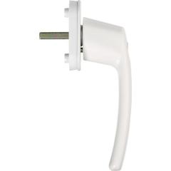 Fenstergriff FG200 W AB208 Alu.weiß abschl.ABUS